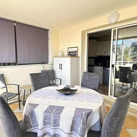 Grand T2 Cabine, Vue Mer, Parking, Au Coeur Du Mail De Rochelongue - Fr-1-607-231