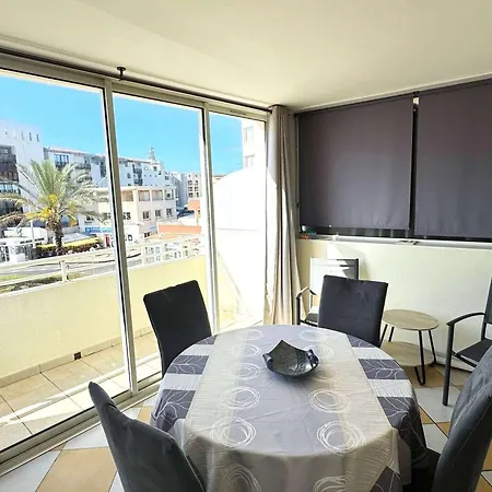 Grand T2 Cabine, Vue Mer, Parking, Au Coeur Du Mail De Rochelongue - Fr-1-607-231